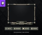 simple twitch facecam overlay template.jpg from view full screen ajvie twitch streamer