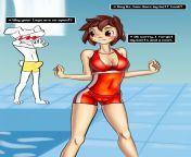 1510938767 shmazman chara in the poolbra and panties and swimsuit .png from shmazman undertale