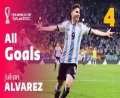 all goals julian alvarez.4 from all julian