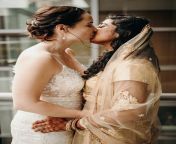 an indian american lesbian wedding aveena and alissa by carley jayne photography 18.jpg from indian lezbian