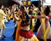 navratri celebrations people perform garba in gujarats surat watch video.jpg from gujarat in surat in video