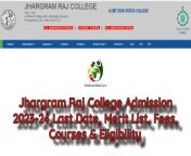 jhargram raj college admission 2023 24.jpg from jhargram college 3xxx sakxs