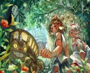 desktop wallpaper forest anime art girl for section прочее jungle anime.jpg from snxxx jungle ani