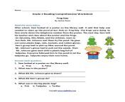 worksheet free printable short stories with comprehension free printable reading comprehension worksheets grade 5.jpg from www reaping